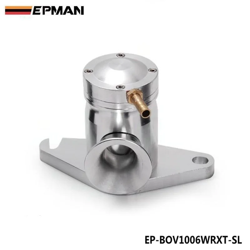 Болтовое крепление Turbo BOV выдувной клапан для Subaru 02 07 WRX STI EJ20/EJ25 цвет серебристый