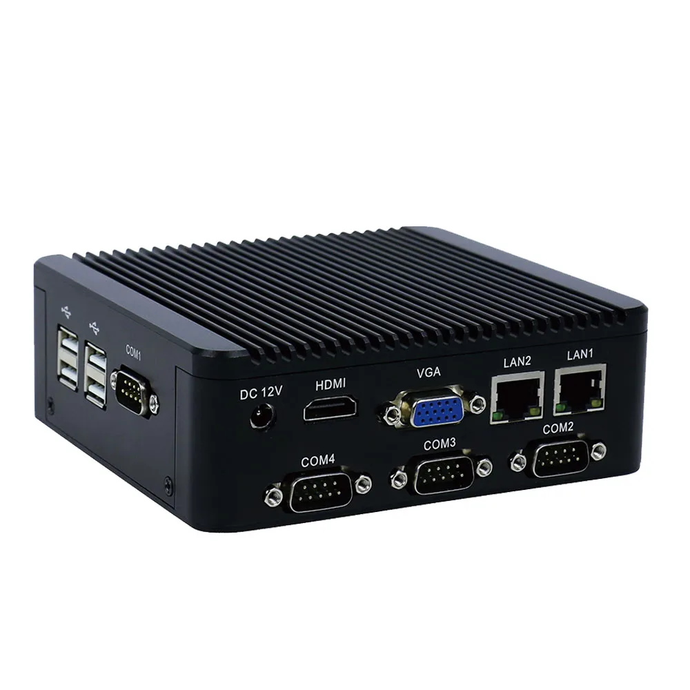 Мини ПК бокс Yanling Встроенный 4 Гб ОЗУ с поддержкой Intel Celeron J1900 2 5 дюйма hdd lan COM порт