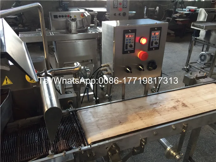 Промышленная Автоматическая небольшая машина для нанесения шоколада 15 кг/ч |