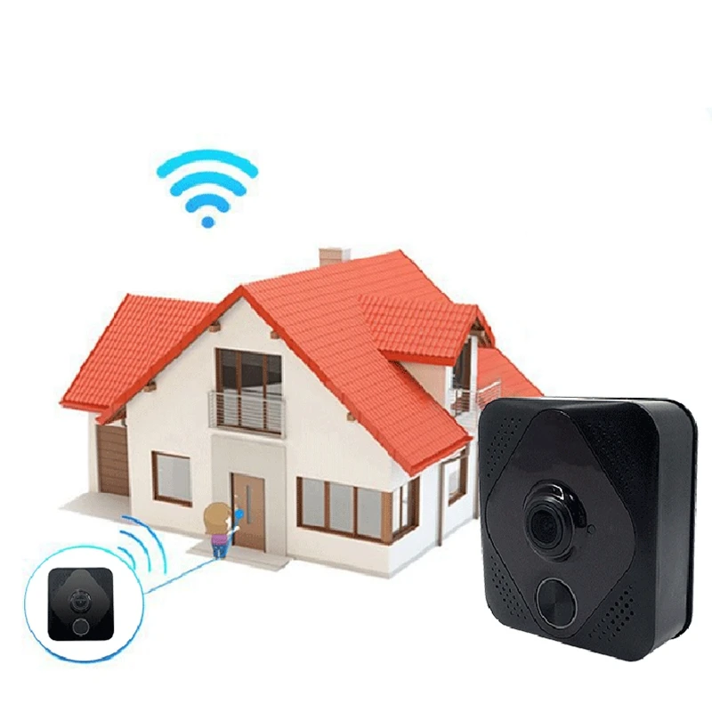 Умный IP видеодомофон Wi-Fi видеодомофон дверной звонок wifi дверной Звонок камера для квартиры ИК сигнализация беспроводная камера безопасности