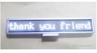 21x4 programmable led car moving display sign board scrolling message white led