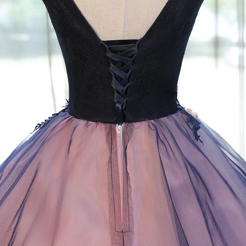 Бальное платье для девушек 15 16 лет без рукавов с V образным вырезом|vestidos de anos|15