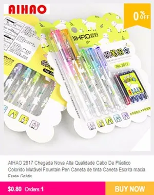 12 шт./лот Aihao 4370 стираемая ручка унисекс 0,5 мм ручка Волшебная стираемая ручка гелевая ручка, канцелярские принадлежности для офиса и школы