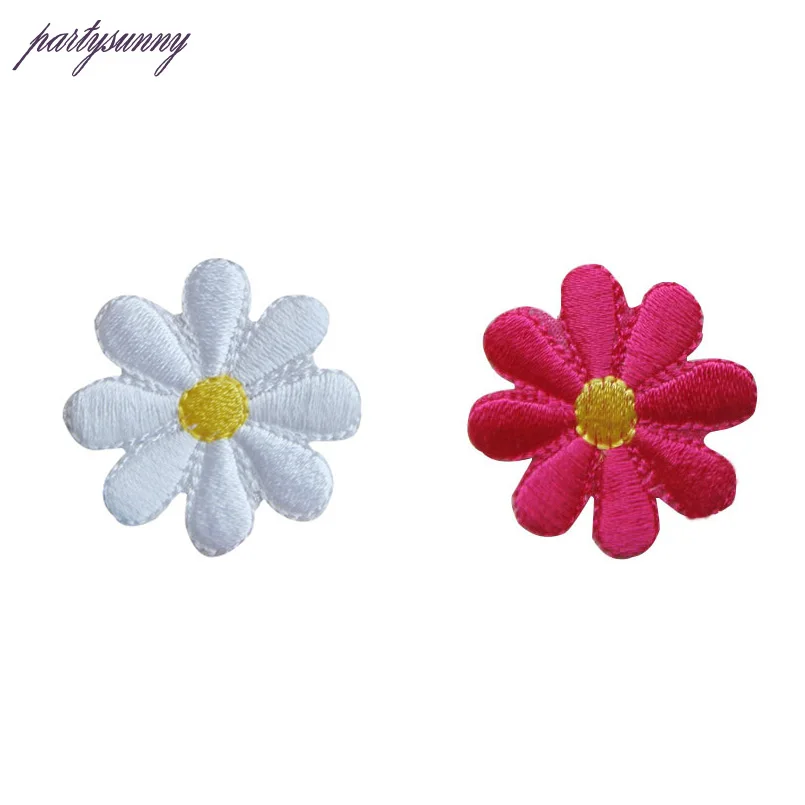 PF 11 шт./лот красочные подсолнечника Патчи DIY вышивка патч для одежды платье Утюг