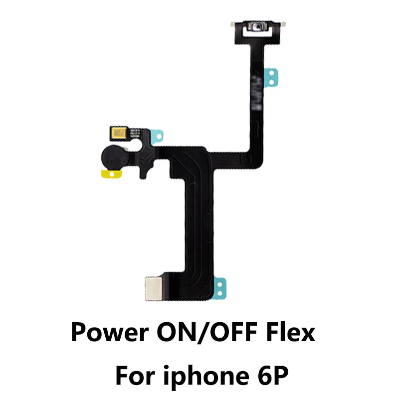 For iPhone 6 Plus Для Iphone 4 4s 5 5S 5c 6 6s Плюс Кнопка питания ключ вкл/выкл гибкий кабель Выключение звука Переключатель Соединительная Лента Ремонт Запчасти - Цвет: For iPhone 6 Plus
