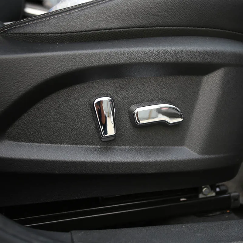 Car Seat Switch Adjustment Knob Cover Trim Sticker for Renault Koleos 2017 2018 Stickers Accessories | Автомобили и мотоциклы