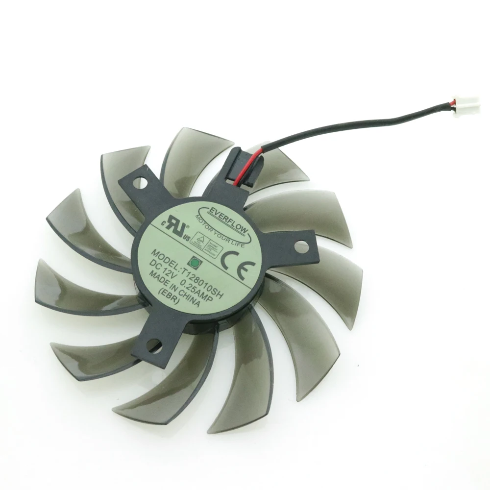T128010SH DC12V 0.25A VGA вентилятор для Gigabyte GV-R585OC-1GD графическая карта охлаждающий |