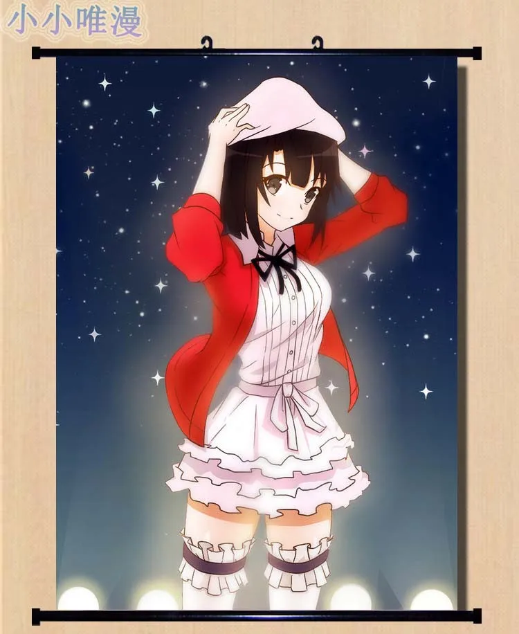 Японское аниме Saekano Saenai хироин no Sodatekata сексуальная девушка Katou Megumi домашний Декор