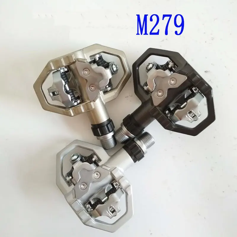 Велосипедные педали Wellgo m279 SPD алюминиевые черные 1 пара|Педаль велосипеда| |