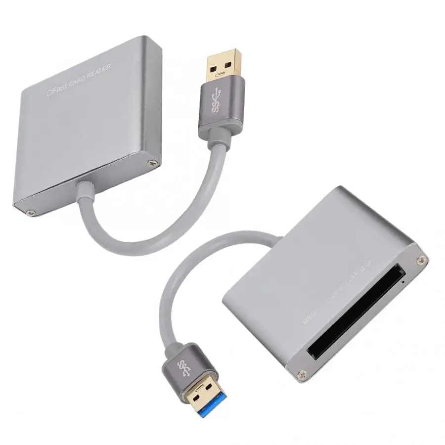 CFast кардридер Серебряный CFast2.0 к USB3.0 кардридер алюминиевая карта из сплава ридер для Canon 1DX Mark II USB кардридер
