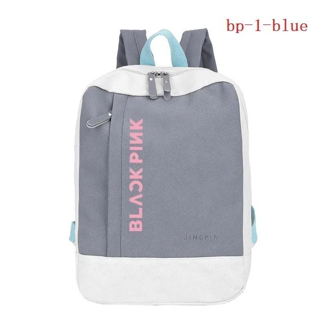 Женский тканевый рюкзак с надписью «Sac A Dos Exo Got7 Wanna One», два раза Monsta X Seventeen, черный, розовый, Harajuku, женская сумка, рюкзак - Цвет: shuBP-1
