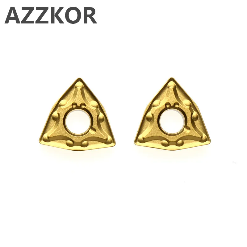 AZZKOR WNMG431 WNMG080404 твердосплавные вставки резак токарный станок с ЧПУ токарные инструменты для металла внешний мА Вставка WNMG080408 NT600