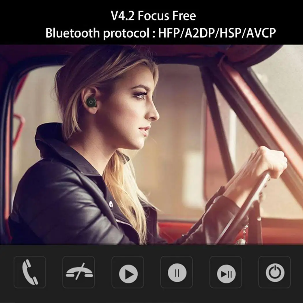 Мини беспроводные Bluetooth стерео бинауральные да 90дБ Набор 16 наушники тренажерный
