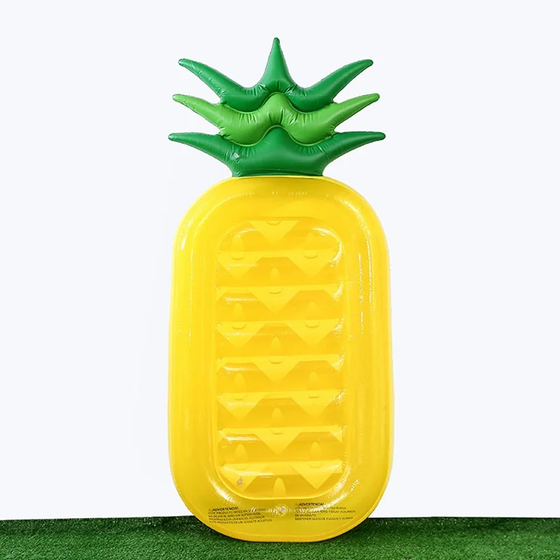 Pineapple Надувной гигантский надувной матрас для бассейна 185 см, игрушки, арбуз, ананас, кактус, Пляжное кольцо для плавания, надувной матрас для фруктов - Цвет: Pineapple