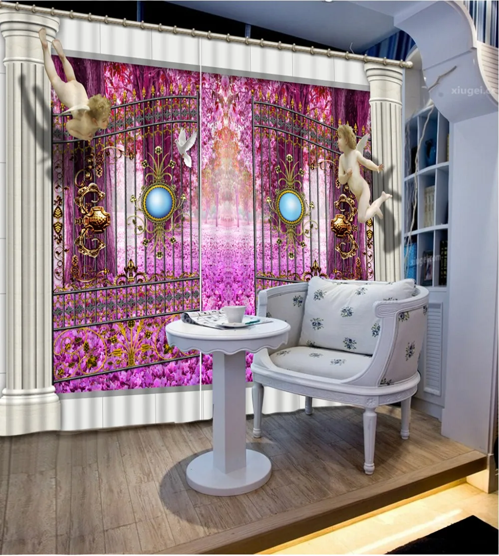 

modern living room curtains Europe curtains 3d Curtains Blackout for Living Room Kids Bedroom Fabric