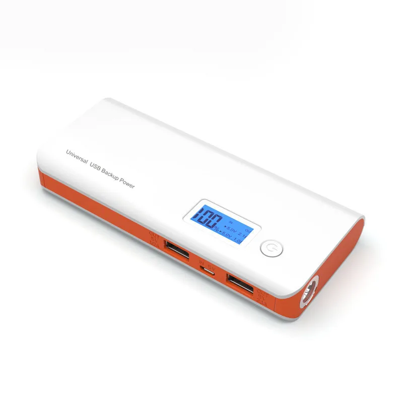 Albb power Bank 8000 мАч двойной USB + светодиодный дисплей внешний аккумулятор высокой