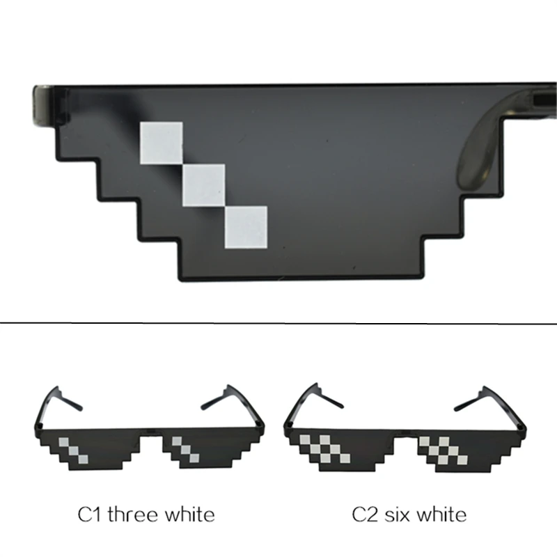Справиться с ней очки 8 бит бандит жизни солнцезащитные Для женщин мужчин вы