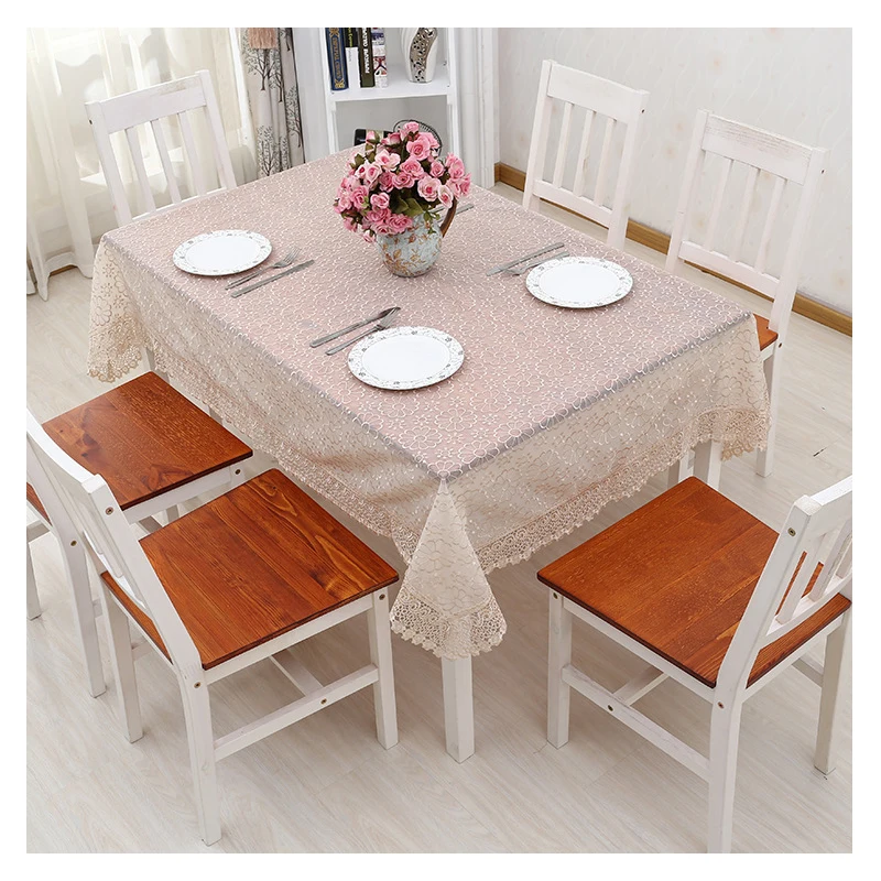Пасторальный квадратный стол одежда с вышивкой полиэстер скатерть