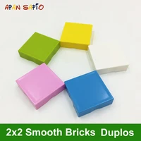 big size diy building blocks smooth figures bricks 2x2dot 30pcs educational creative toys for children compatible with brands