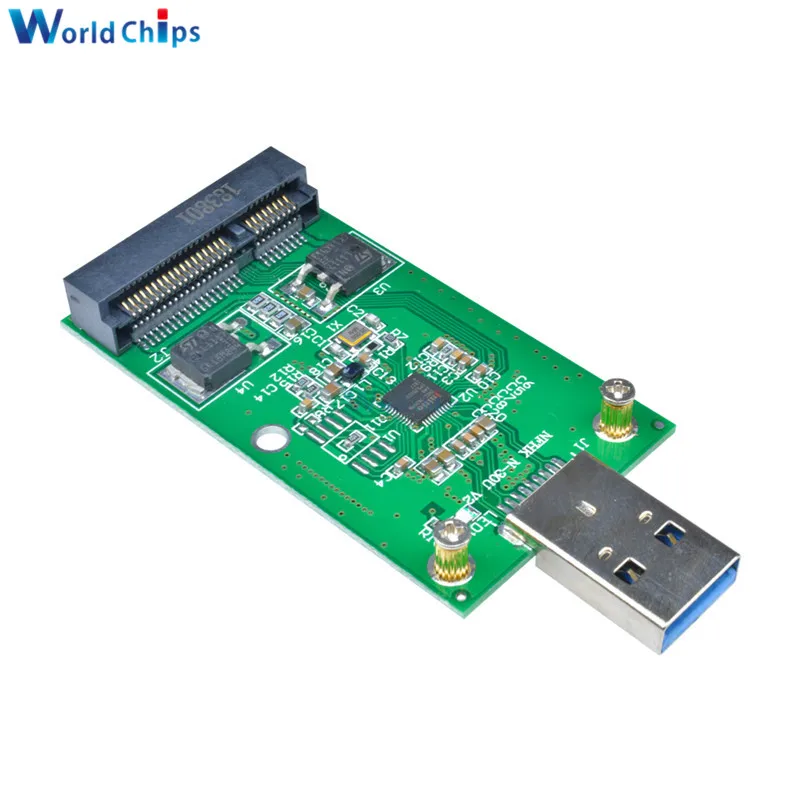 USB 3 0 к Mini PCIE mSATA SSD Внешний Конвертор адаптер|Интегральные схемы| |