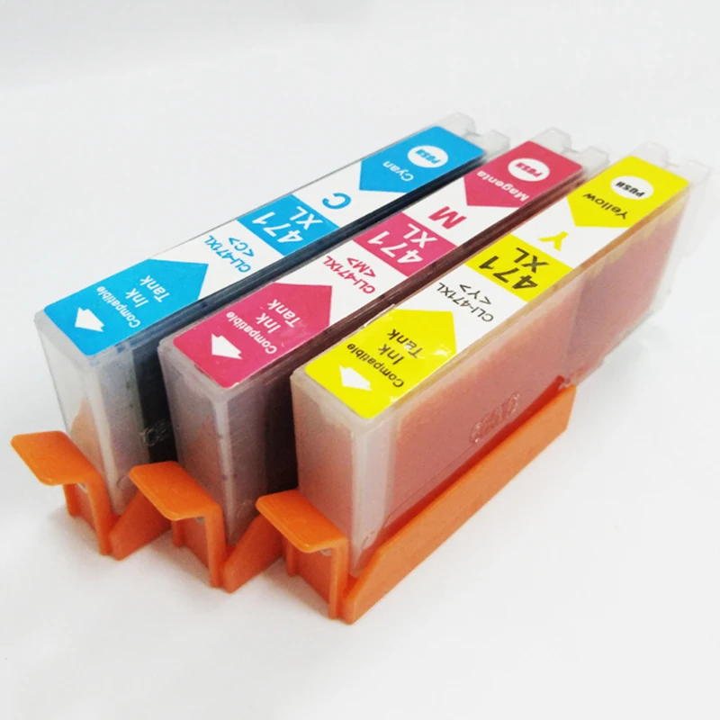 Vilaxh PGI-470 CLI-471 refillable ink cartridge refill permanent chip For canon PIXMA MG6840 MG5740 TS5040 TS6040 printer | Компьютеры и