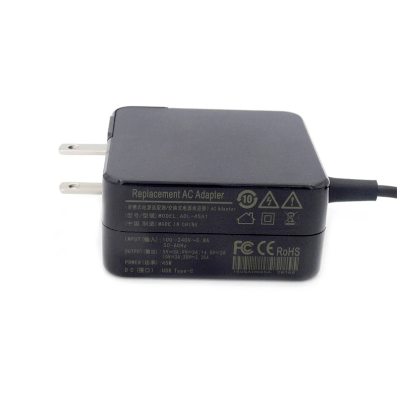 Универсальный 29 Вт 45 Вт 20 в 2.25A USB 3,1 type C адаптер питания зарядное устройство для Macbook Mac Chromebook Pixel HUAWEI Matebook мобильный телефон