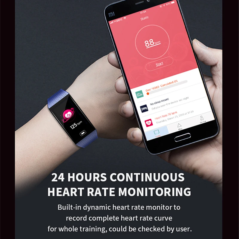 Смарт часы женские фитнес трекер Водонепроницаемый Bluetooth браслет монитор