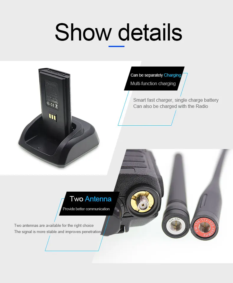 TYT TH-350 Tri-Band Tri-display 136-174 МГц 220-260 МГц 400-470 МГц мощный радио 128 каналов хранения группа вызова рация