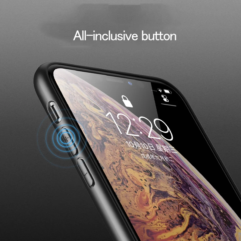 Роскошный стеклянный чехол для телефона iPhone 8 7 6 6S Plus из плексигласа X XR XS Max чехлы