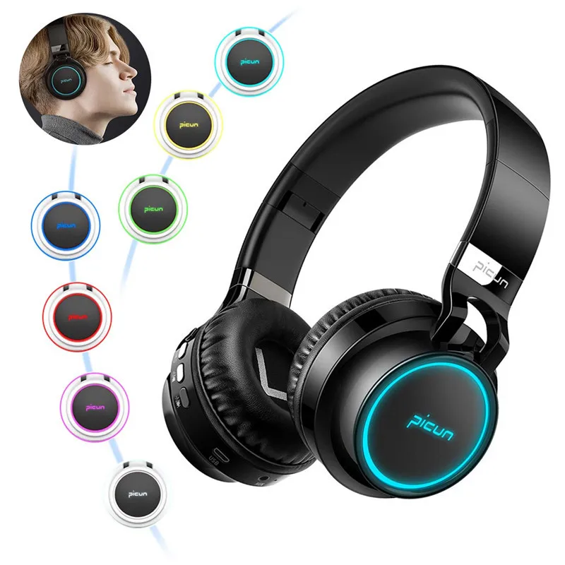 SOONHUA складной Беспроводной Bluetooth V4.1 наушники Низкий Бас Стерео Наушники
