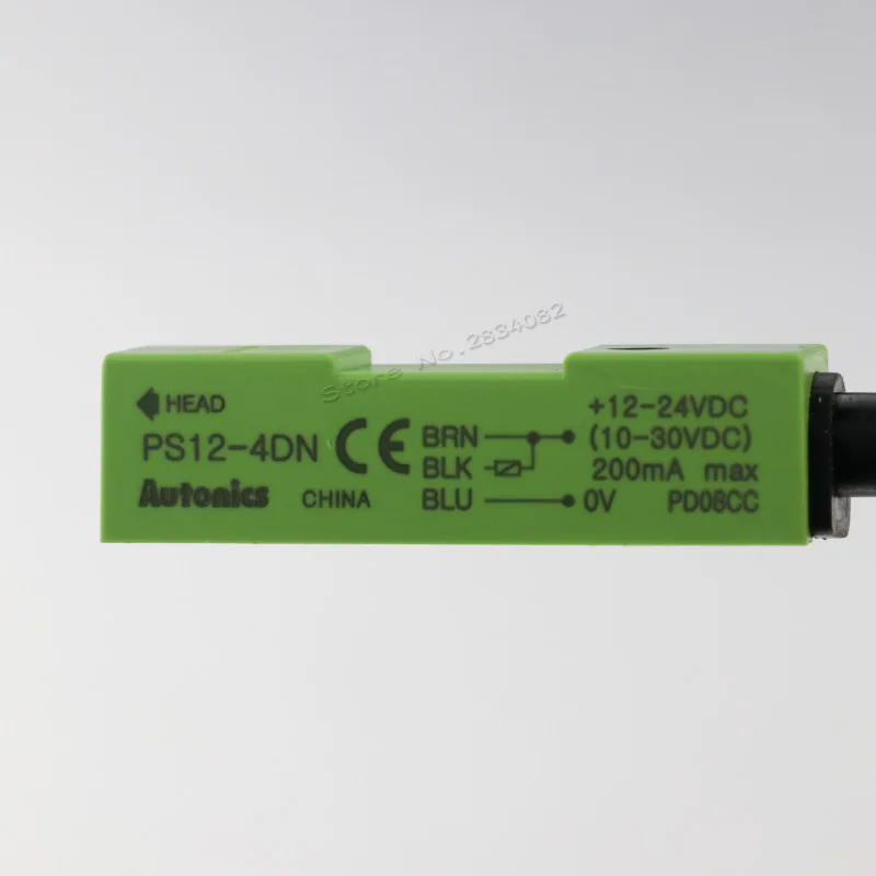 Autonics IP67 12 24VDC 4 мм Индуктивный бесконтактный переключатель PS12 4DN NPN 3 провод