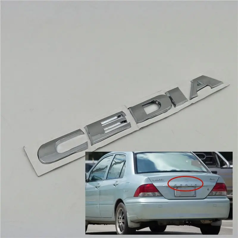 Для Mitsubishi Lancer Cedia эмблема заднего багажника автомобильные наклейки