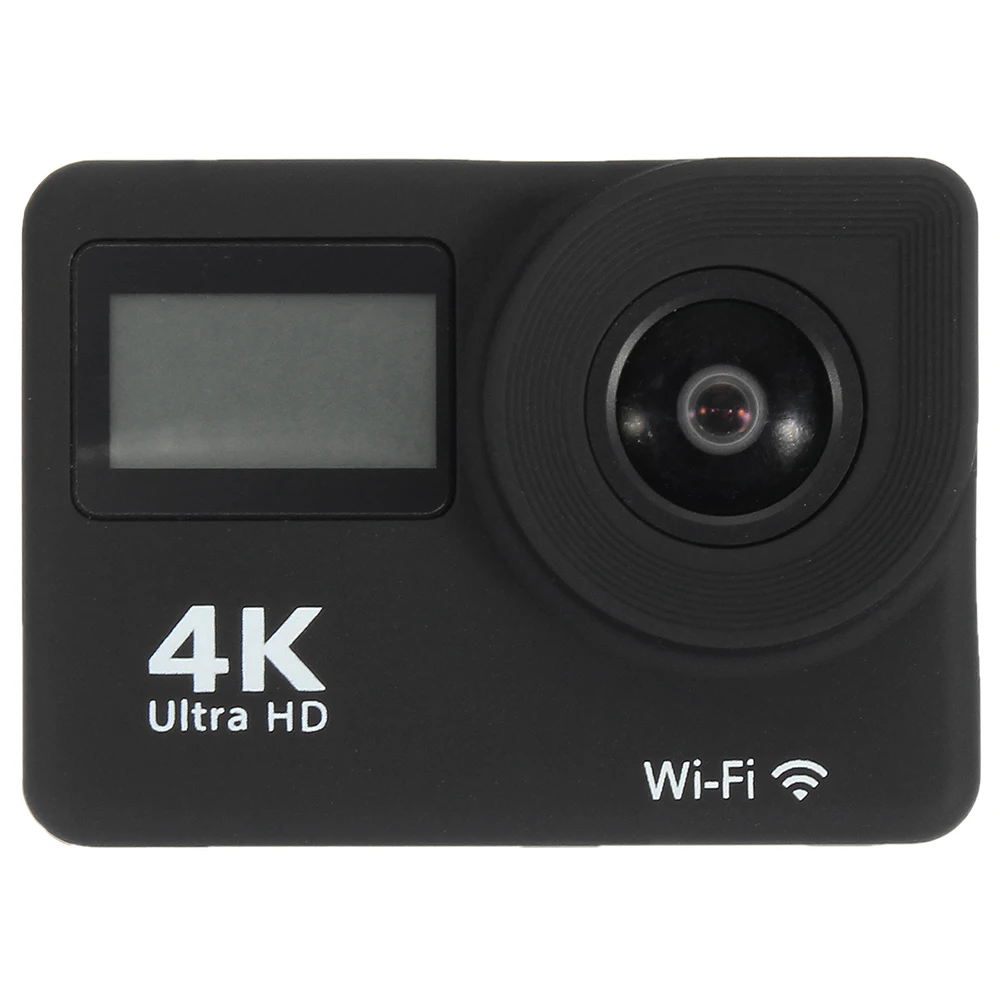 Andoer 4K экшн-камера WiFi двойной экран Ultra HD сенсорный экран DV спортивная видеокамера 170 градусов широкоугольный объектив 30 м водонепроницаемый