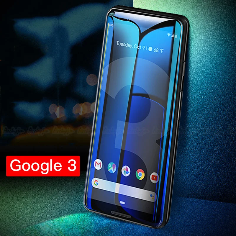 Закаленное стекло UVR 5D с холодной резьбой для Google Pixel 3 3XL 3D полное покрытие Защита