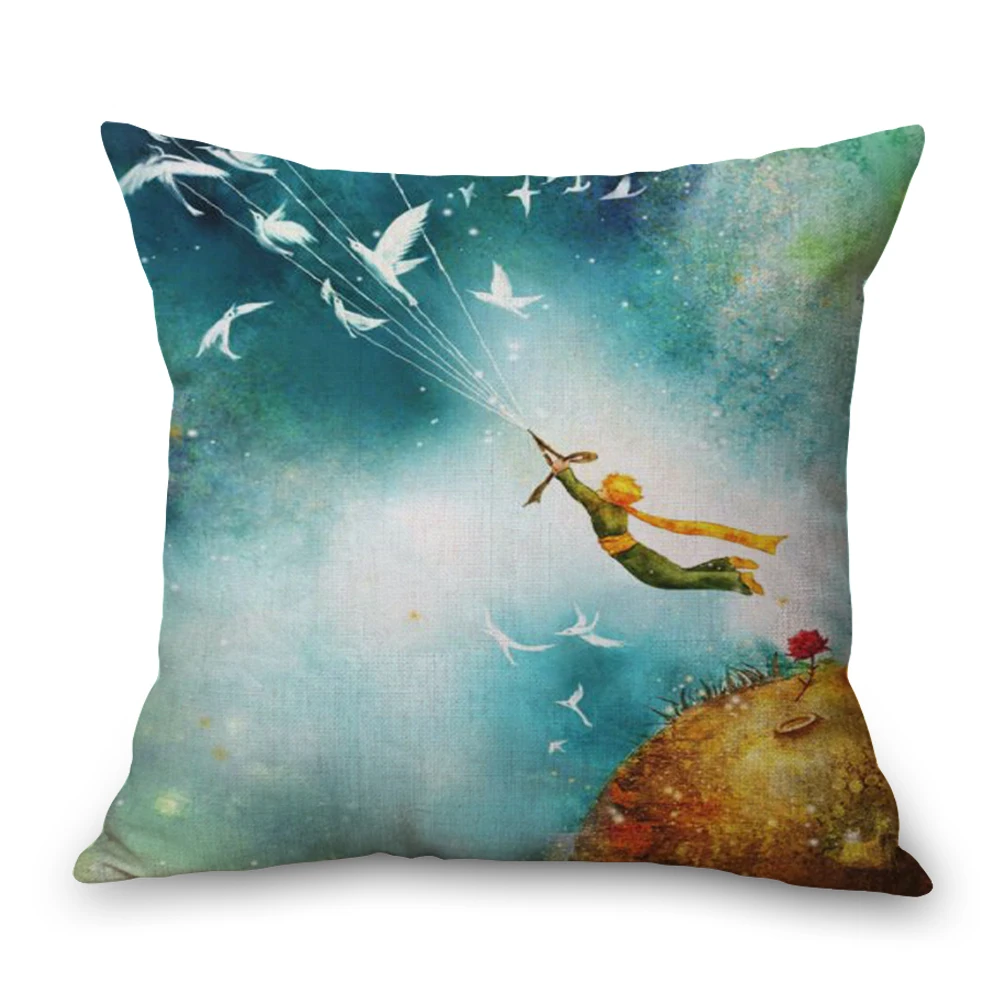 Многоцветный Le Petit Prince фантастика шеи наволочки для подушек постельное белье подушки для путешествий Чехол для дивана сиденья подушечка диванная подушка украшение дома подарок - Цвет: Многоцветный