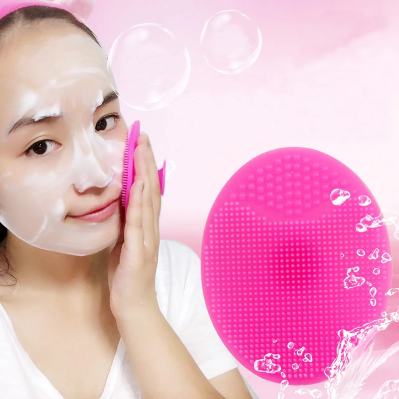 Fashion Effective Washing Brush Scrubber Board Silicone Cleaning Mat Moisturizing Soft Face Tools | Красота и здоровье