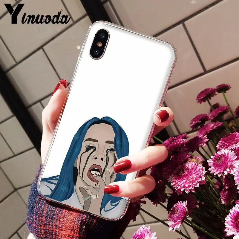 A13 Yinuoda Billie Eilish Khalid прекрасный горячий певец звезда прибытие сотовый телефон чехол для iPhone X XS MAX 6 6s 7 7plus 8 8Plus 5 5S SE XR - Цвет: A13