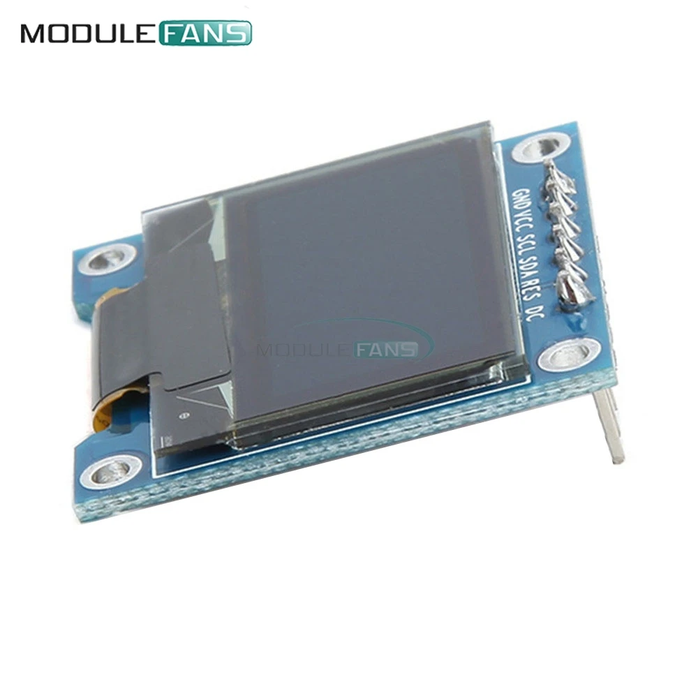 0 96 дюймов 6Pin 12864 SPI интерфейс межсоединений интегральных схем I2C OLED цвет желтый