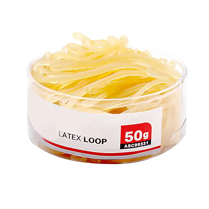Latex loop50g Эластичные резинки для банкнот, бумажных банкнот, растягивающиеся эластичные резинки для офиса для дома - Цвет: Latex loop50g