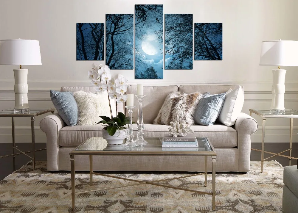 5 шт. настенные картины лусветильник | Дом и сад