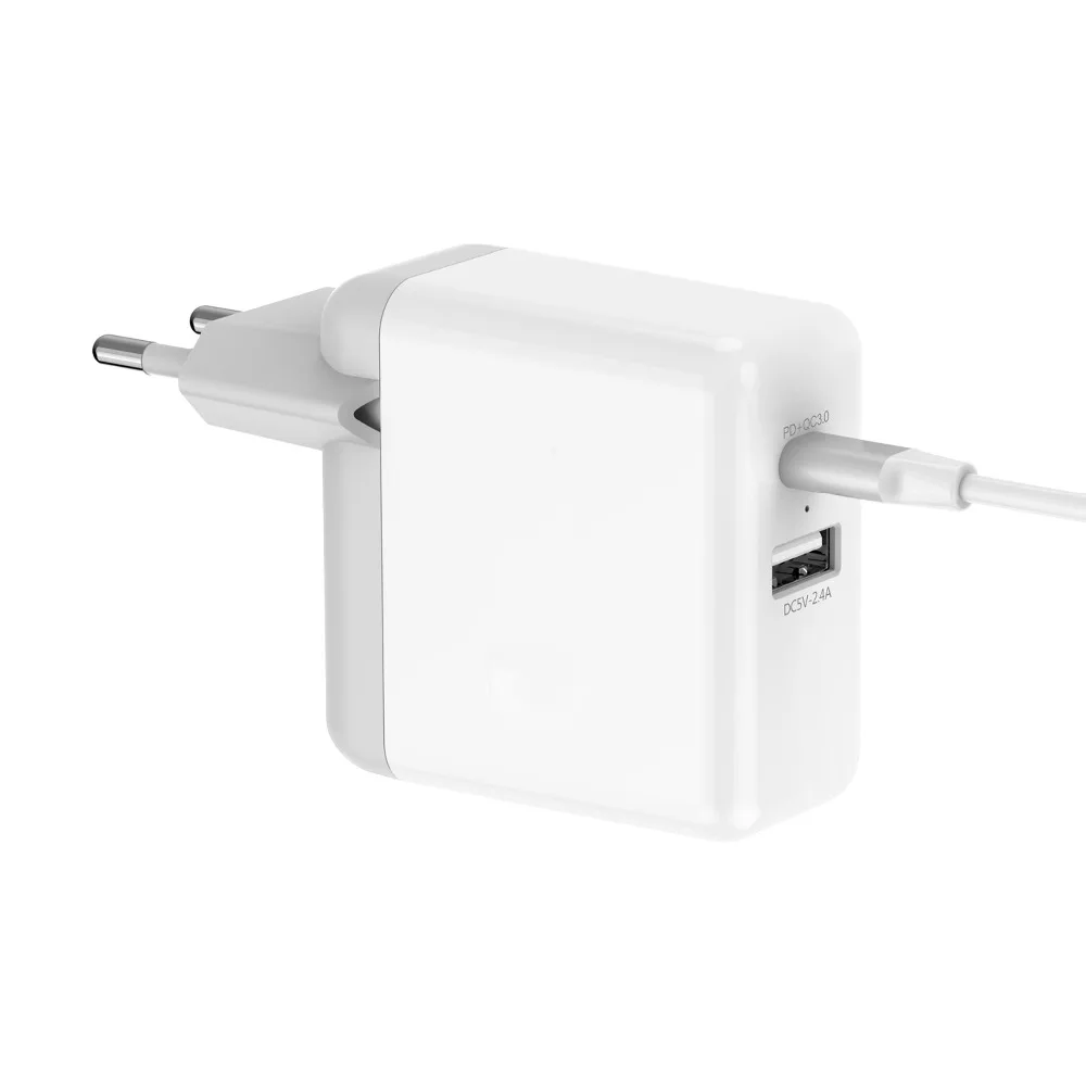 USB PD зарядное устройство для iPhone 30 W быстрая зарядка type c адаптер мобильного
