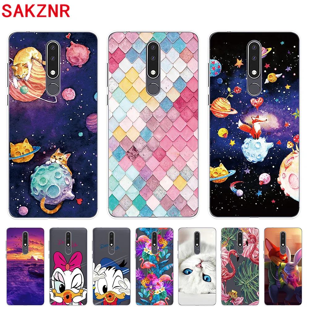 Case for Nokia 3.1 Plus 6.0&quot Cover Silicone For Tpu Fundas Soft Phone |