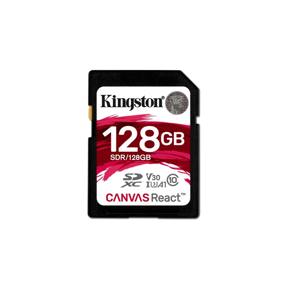 Kingston SD Cards Screen React 128 GB SDXC Class 10 UHS-I 100 MB / s Black | Компьютеры и офис
