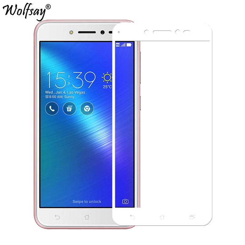 Полноразмерное закаленное стекло для Asus Zenfone Live ZB501KL защитная пленка 2.5D 9H |