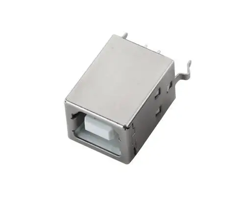 5шт./лот Usb-коннектор типа B 360-градусный вертикальный USB-коннектор для розетки