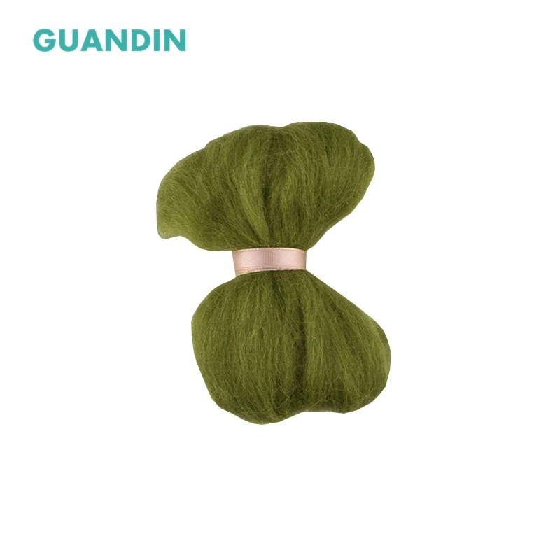 GuanDin необработанный шерстяной войлок сделай сам/рукоделие/валяние/ручная работа