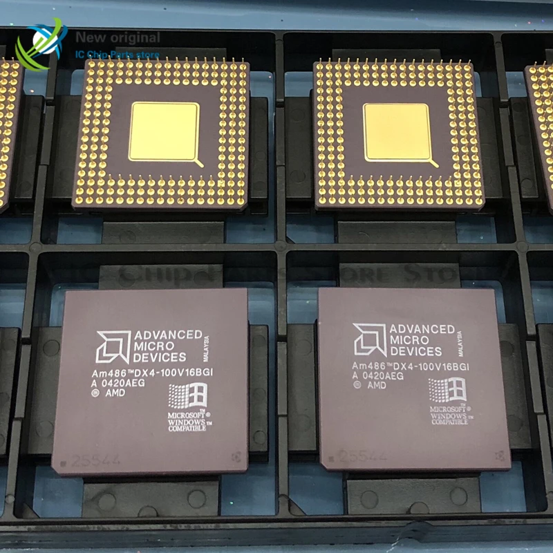 AM486DX4 100V16BGI BGA интегрированный IC чип оригинальный в наличии|Центральные