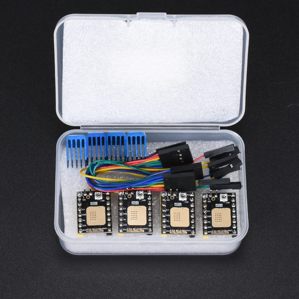 Драйвер шагового двигателя BIGTREETECH TMC2130 V3.0 SPI бесшумные детали 3D принтера vs TMC2209