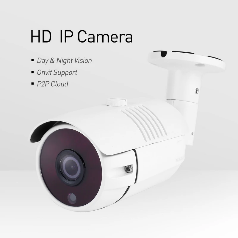 POE 1080P Водонепроницаемая 6 Массив светодиодная наружная камера 2.0MP цилиндрическая