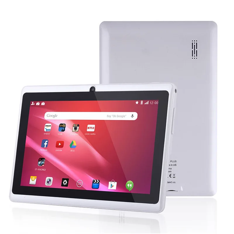 7 дюймовый четырехъядерный android 4 Дети планшетный ПК Q8 Q88 фонарик allwinner 512M 8GB bluetooth HD